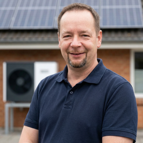 Timo Böttcher ,Elektromeister & Geschäftsführer, mit einer Empfehlung seiner Kunden